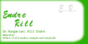 endre rill business card